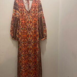 Farm Rio Bohemian Floral Maxi Dress